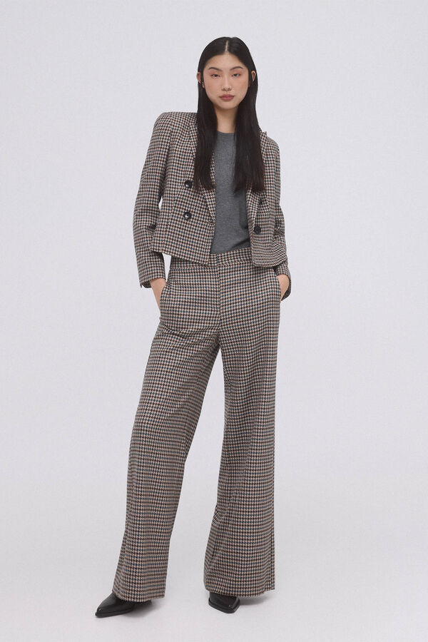 Pedro del Hierro Blazer curto trespassado Azul
