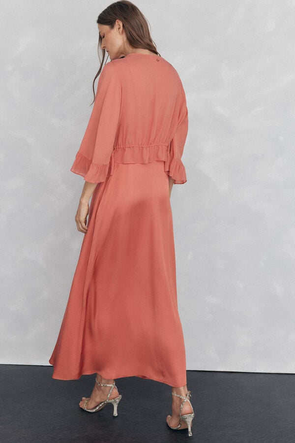 Pedro del Hierro Vestido de duas pe&ccedil;as Laranja