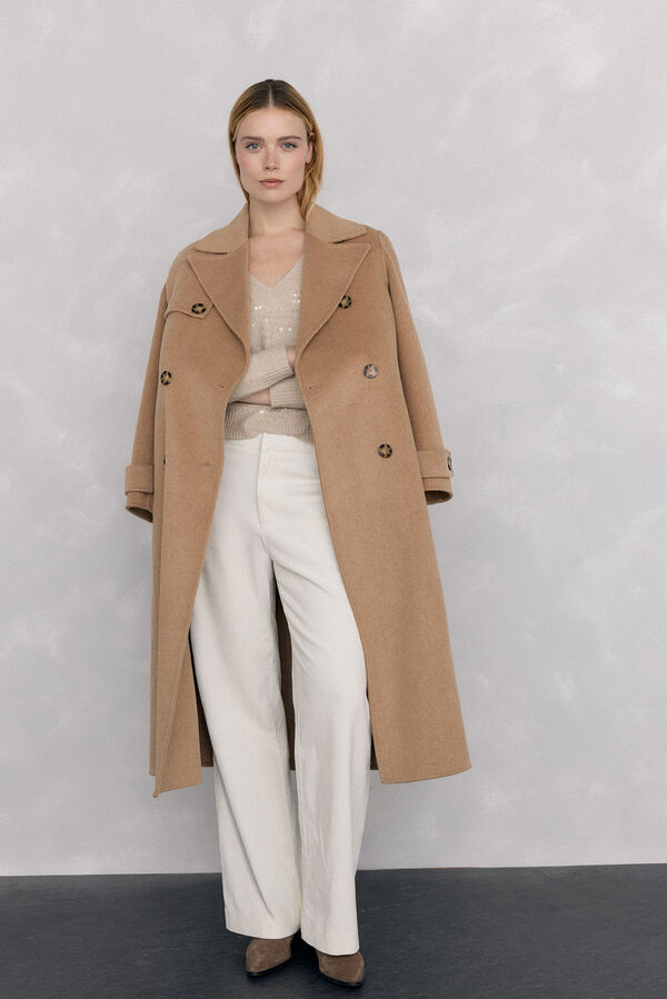 Pedro del Hierro Camisola lantejoulas Beige