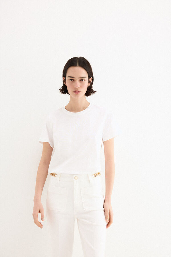 Pedro del Hierro Camiseta multilogo pdh Blanco