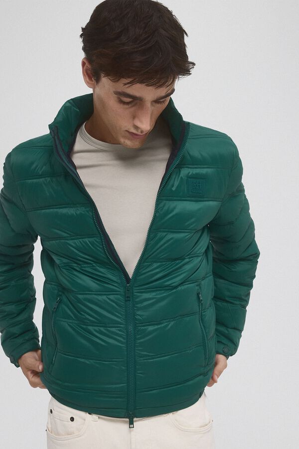 Pedro del Hierro Blus&atilde;o ultraleve imperme&aacute;vel Verde