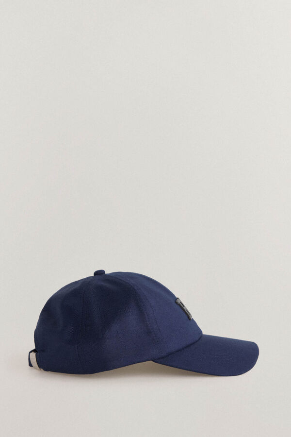 Pedro del Hierro Gorra visera textil lino Azul