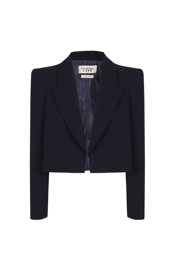 TFP by Tamara Falcó Blusa estampada cruzada Azul