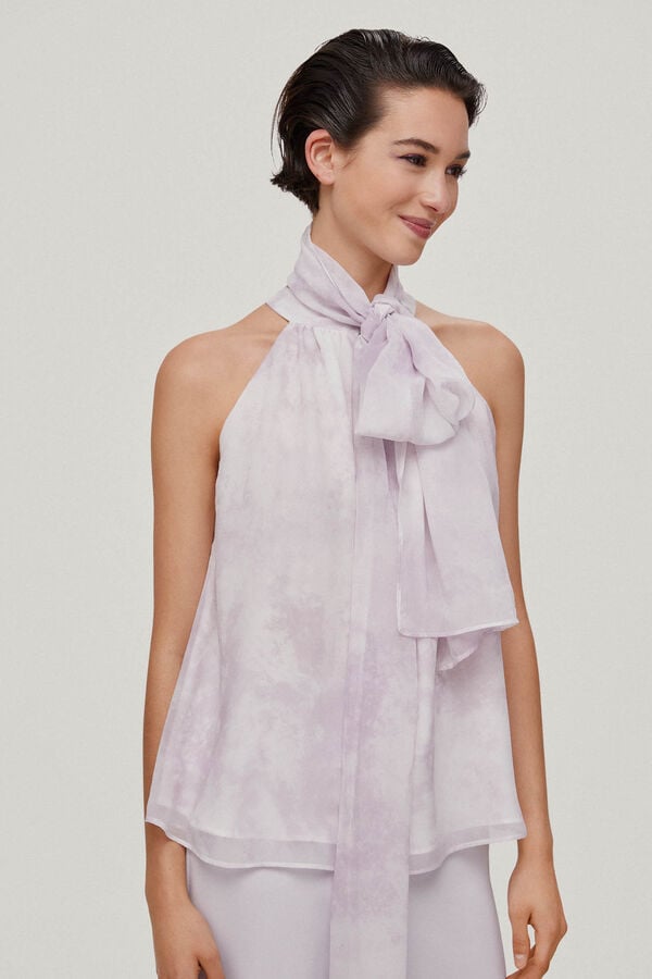 TFP by Tamara Falc&oacute; Isabela Top fluido degrad&eacute; P&uacute;rpura