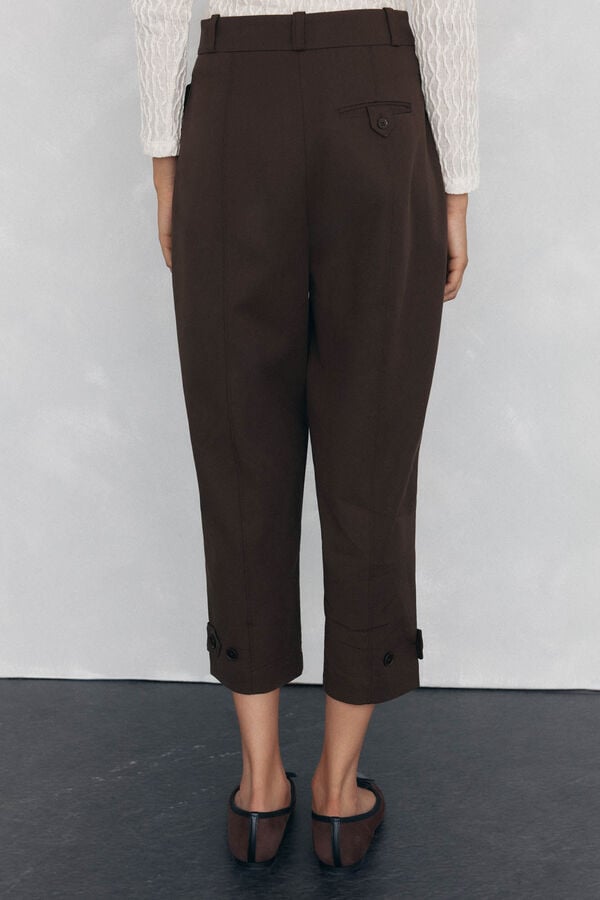 Pedro del Hierro Pantal&oacute;n bajo ajustable Marr&oacute;n