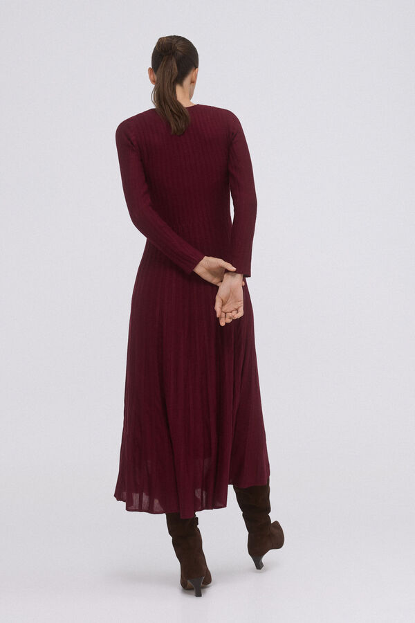 Pedro del Hierro Vestido de punto canal&eacute; Morado