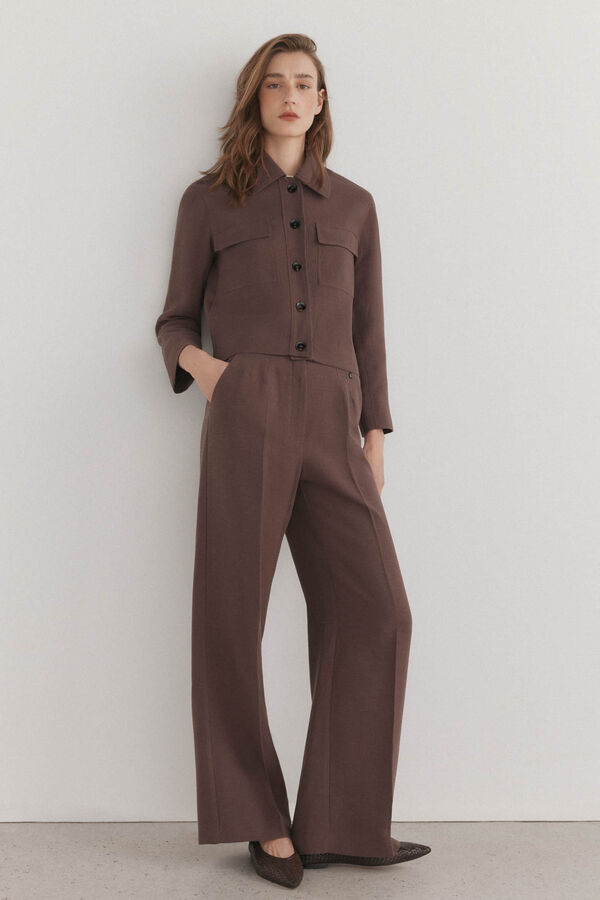 Pedro del Hierro Cal&ccedil;a de fato Marrom