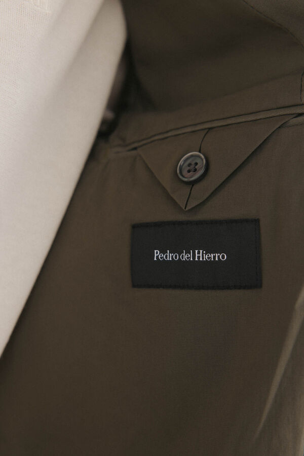 Pedro del Hierro Americana algod&oacute;n y lino Verde