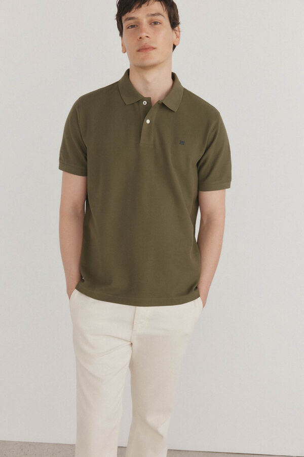 Pedro del Hierro Polo b&aacute;sico piqu&eacute; Verde