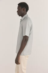 Pedro del Hierro Camisa de linho de tecido manga curta Verde