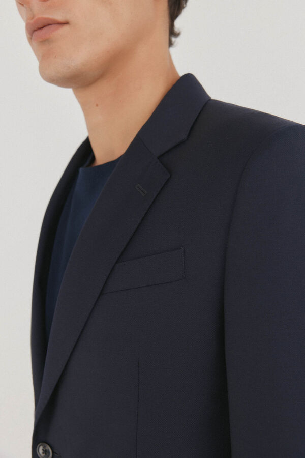 Pedro del Hierro Blazer azul-marinho slim fit Azul