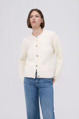 TFP by Tamara Falc&oacute; Chaqueta de punto boucle Beige