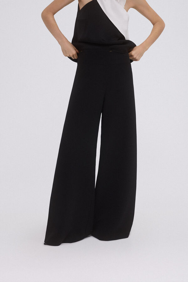 TFP by Tamara Falcó Pantalón ancho Negro