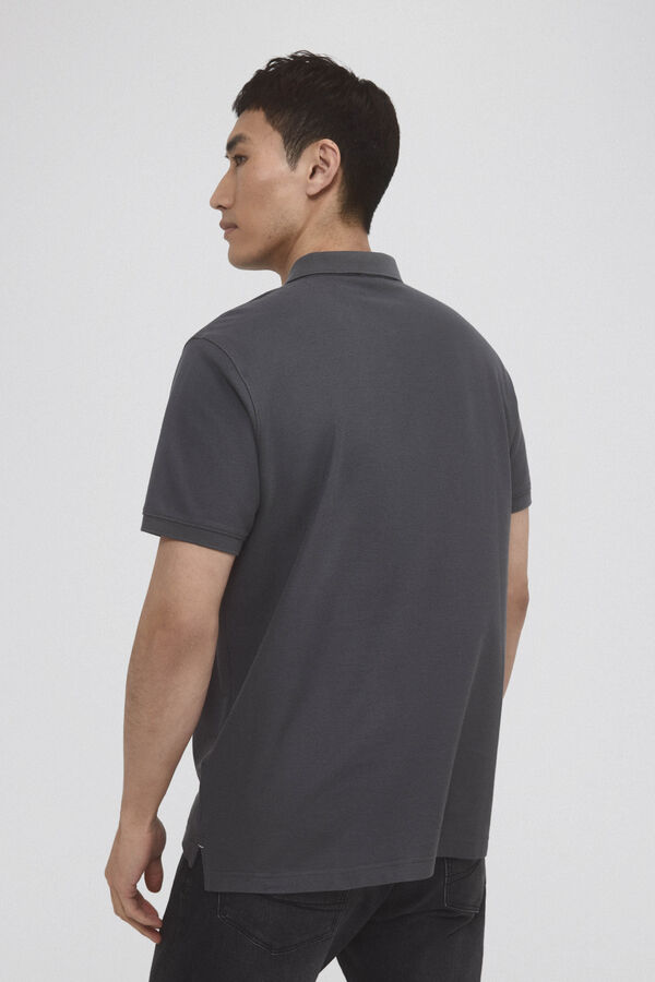 Pedro del Hierro Polo b&aacute;sico piqu&eacute; Gris