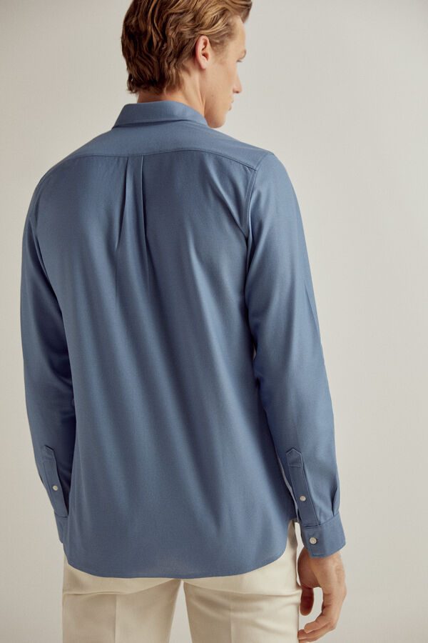 Pedro del Hierro Camisa manga comprida Azul