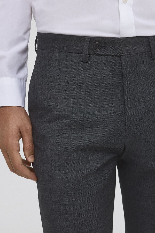Pedro del Hierro Cal&ccedil;as slim bi-stretch Cizento