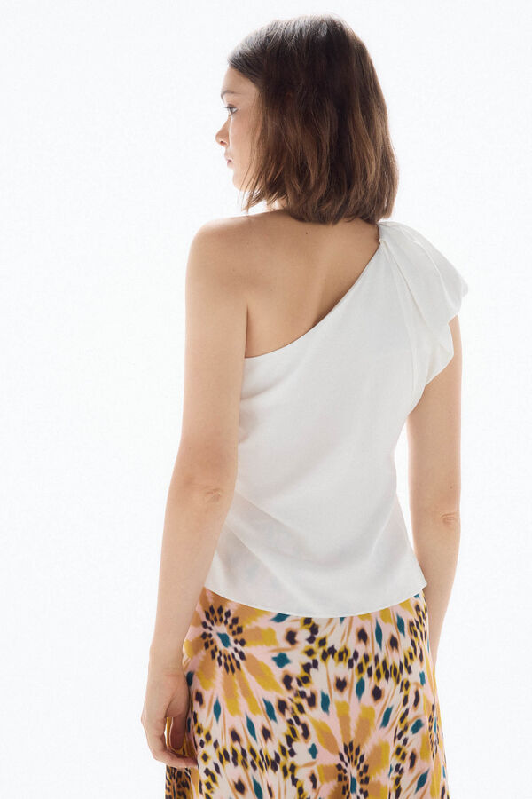 TFP by Tamara Falcó Top asimétrico Crudo