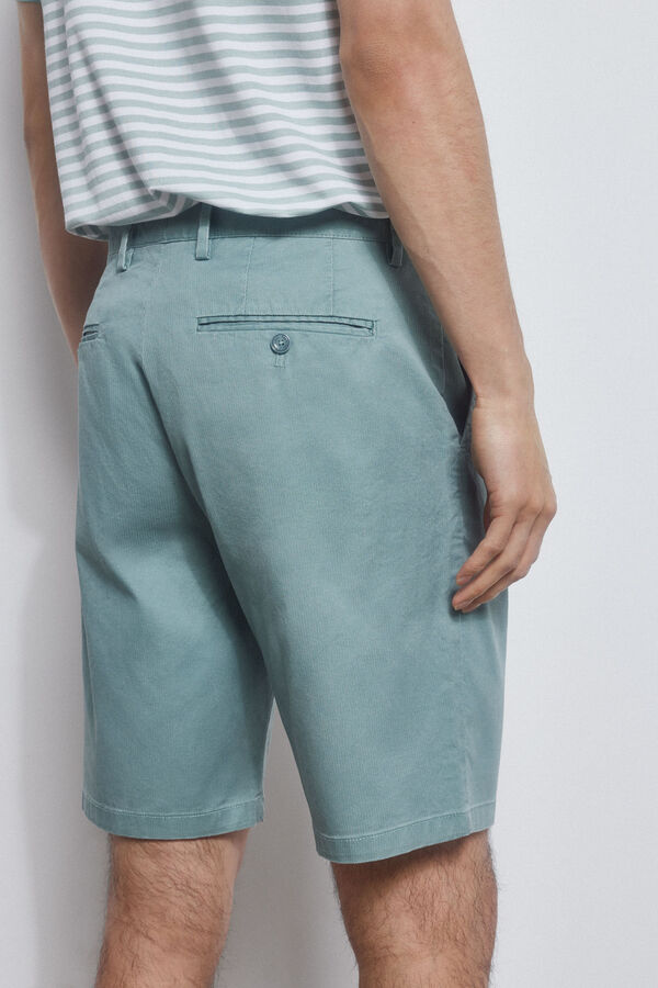 Pedro del Hierro Cal&ccedil;as bermuda chino premium flex  Turquesa