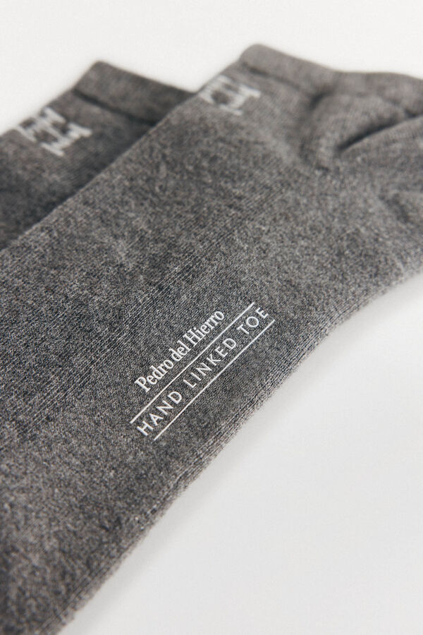Pedro del Hierro Calcet&iacute;n tobillero Gris