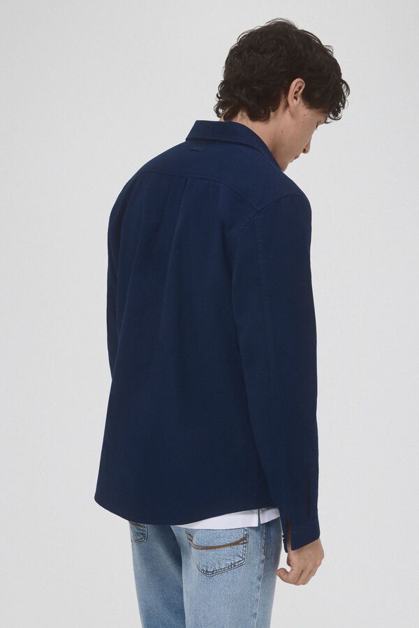Pedro del Hierro Camiseta lisa coordenada Azul