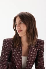 TFP by Tamara Falc&oacute; Blazer fantasia Amarelo