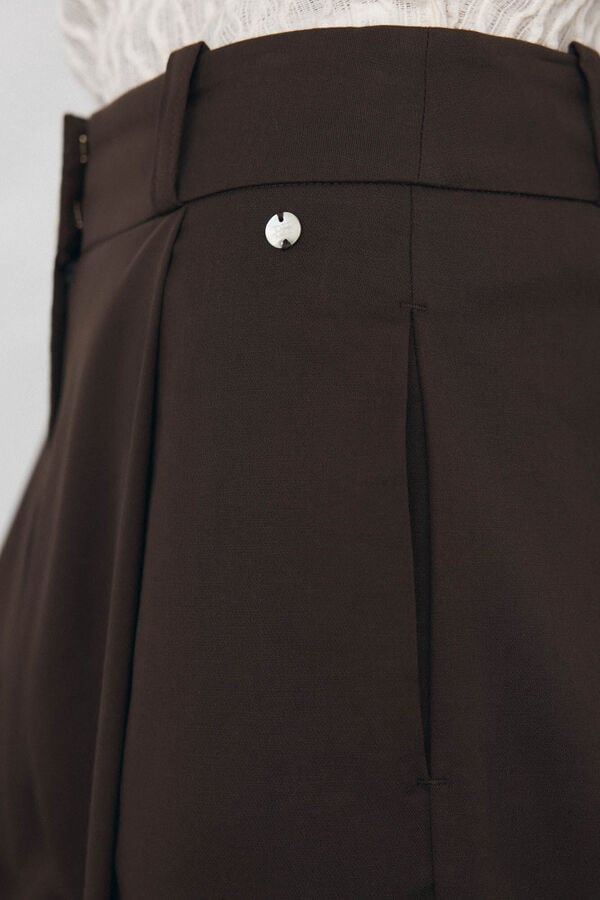 Pedro del Hierro Pantal&oacute;n bajo ajustable Marr&oacute;n