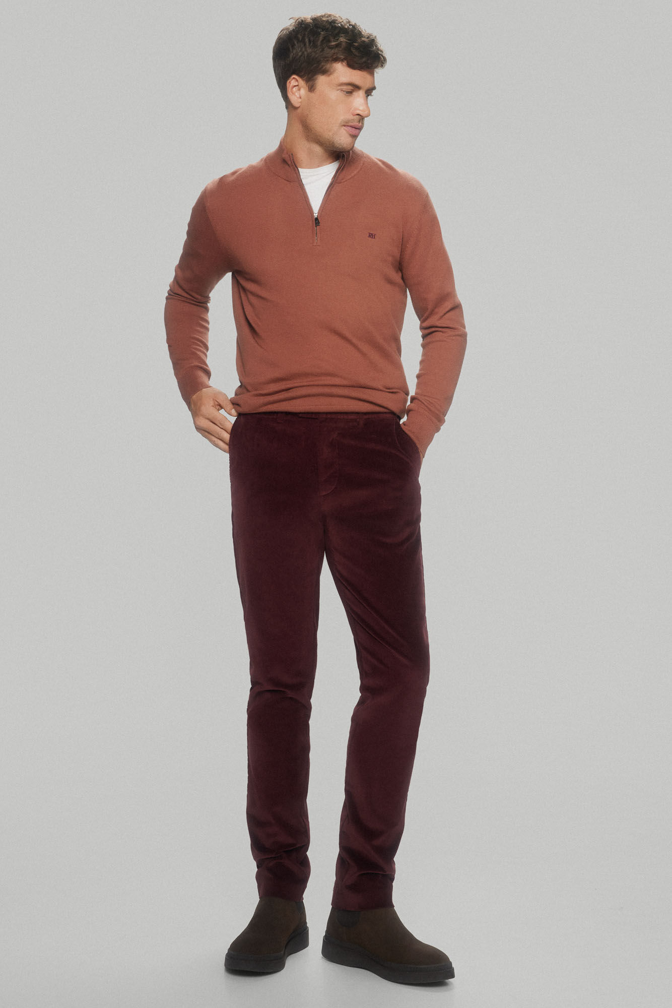 Pedro del Hierro cal&ccedil;as chino premium flex corte slim