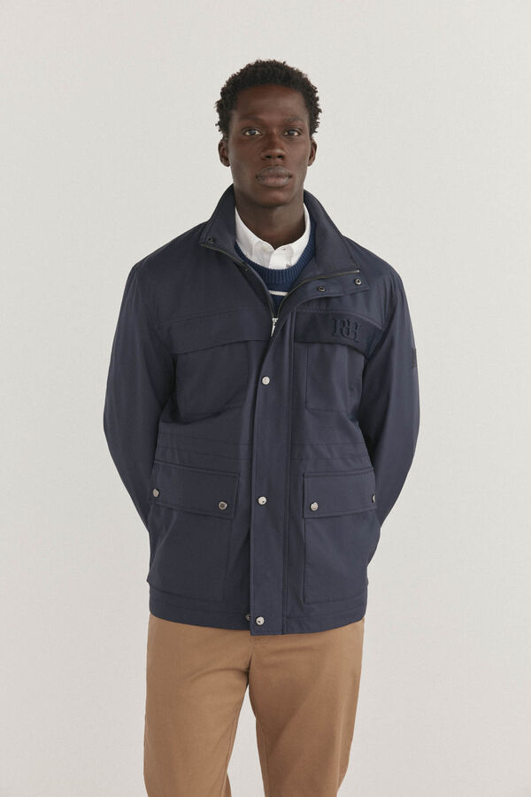 Pedro del Hierro Chaqueta cuatro bolsillos Azul
