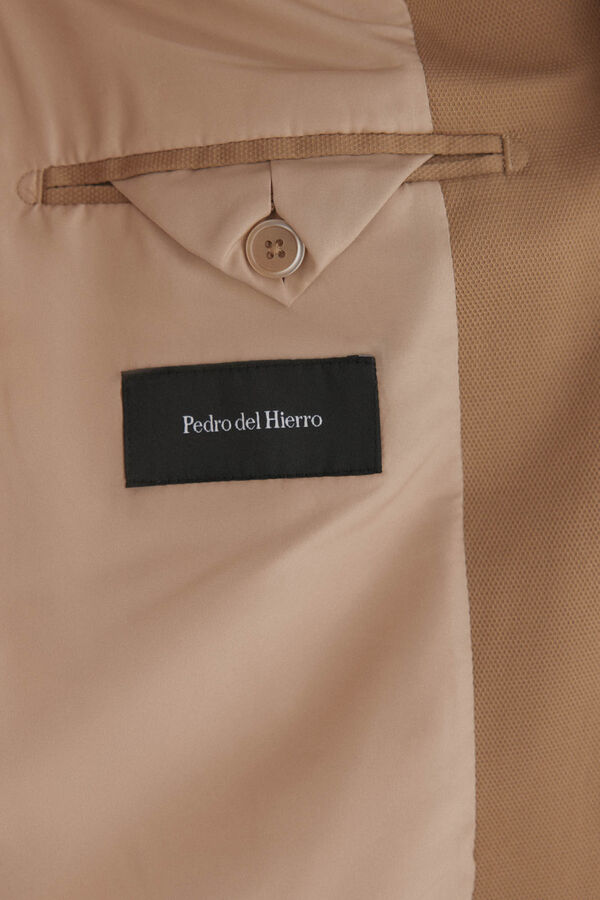 Pedro del Hierro Americana algod&oacute;n y tencel Marr&oacute;n