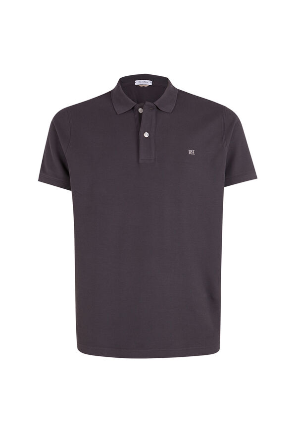 Pedro del Hierro Polo b&aacute;sico piqu&eacute; Gris