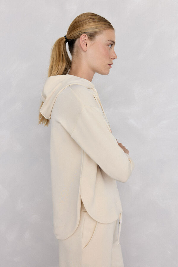 Pedro del Hierro soft touch e logo soft Sweatshirt Amarelo