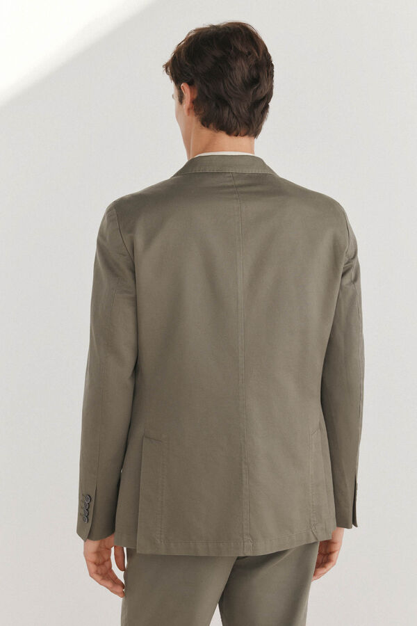 Pedro del Hierro Americana algod&oacute;n y lino Verde