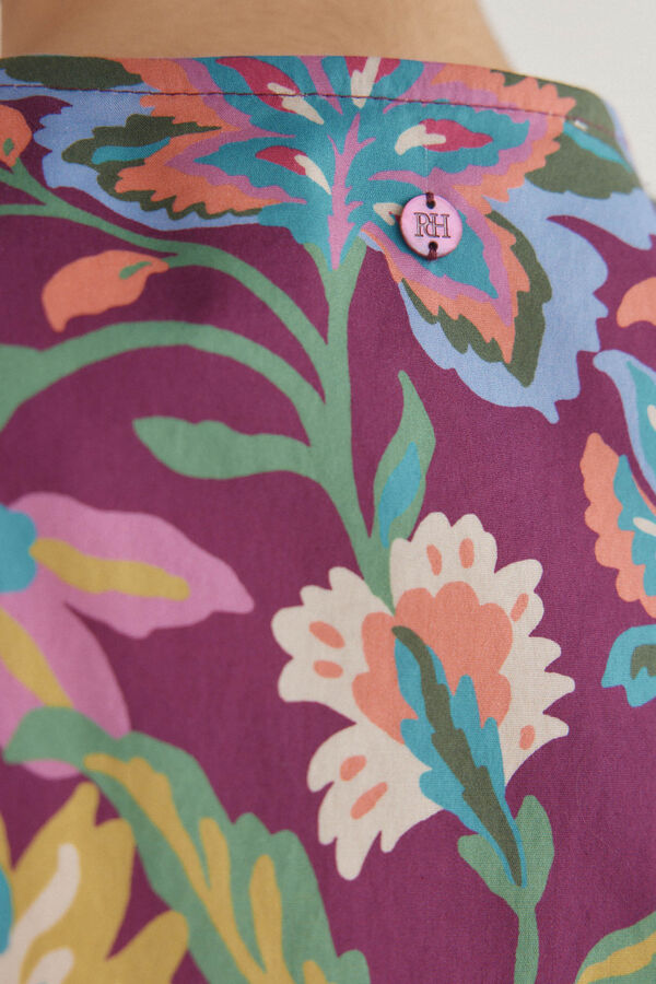 Pedro del Hierro Mono con volantes Morado