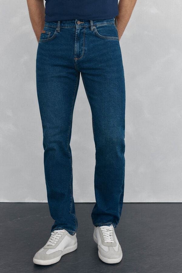 Pedro del Hierro Cal&ccedil;as de ganga premium flex regular fit Azul
