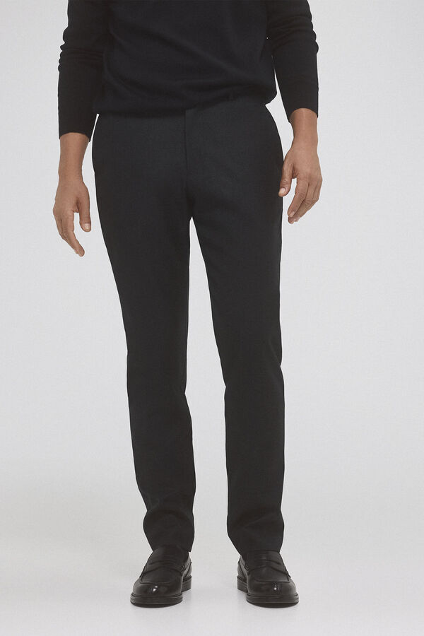 Pedro del Hierro Pantal&oacute;n chino pinzas regular fit Gris