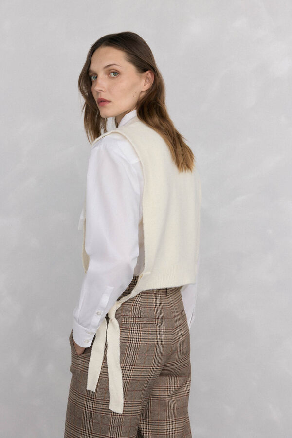 Pedro del Hierro Colete de malha Beige