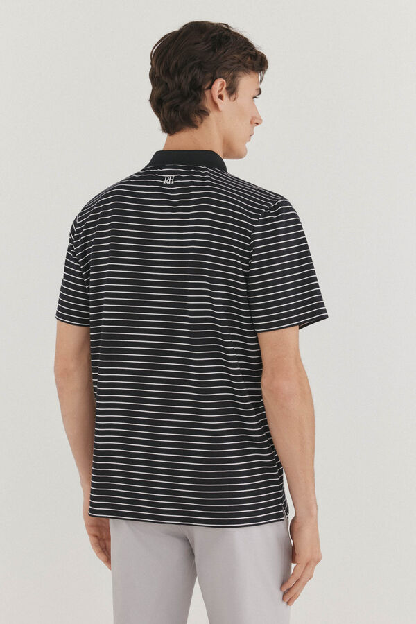 Pedro del Hierro Polo rayas golf Azul