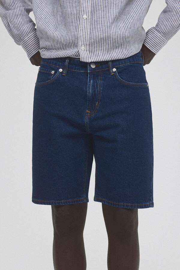 Pedro del Hierro Bermuda vaquera super ligera Azul