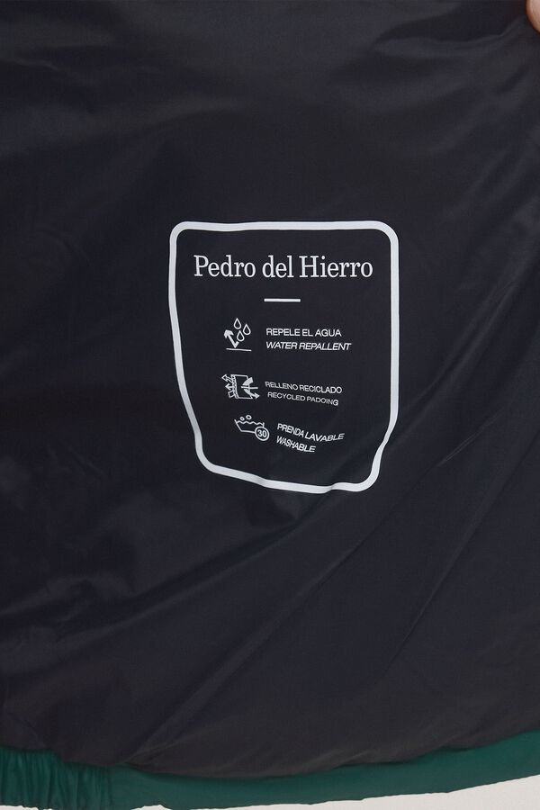 Pedro del Hierro Blus&atilde;o ultraleve imperme&aacute;vel Verde