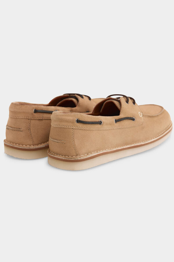 Pedro del Hierro Zapato n&aacute;utico piel Beige