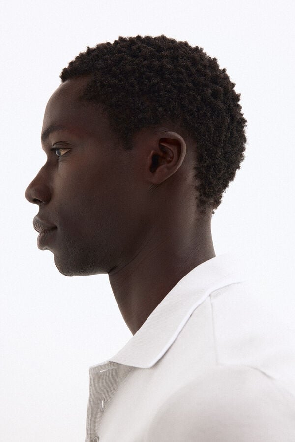 Pedro del Hierro Polo com textura Cizento