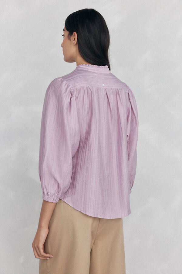 Pedro del Hierro Blusa amplia lisa Morado