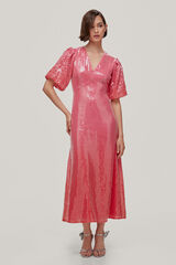 TFP by Tamara Falc&oacute; ANNA. VESTIDO LENTEJUELAS TIE DYE. Rosa