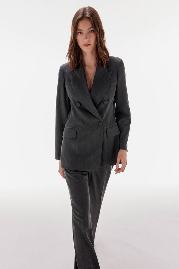 TFP by Tamara Falc&oacute; Pantal&oacute;n traje Gris