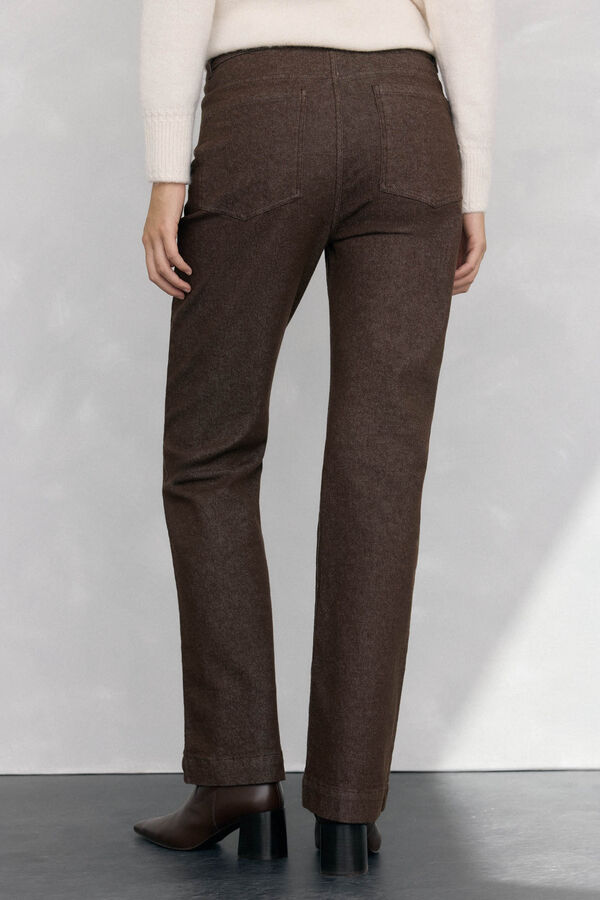 Pedro del Hierro Jeans stove pipe basic Marr&oacute;n