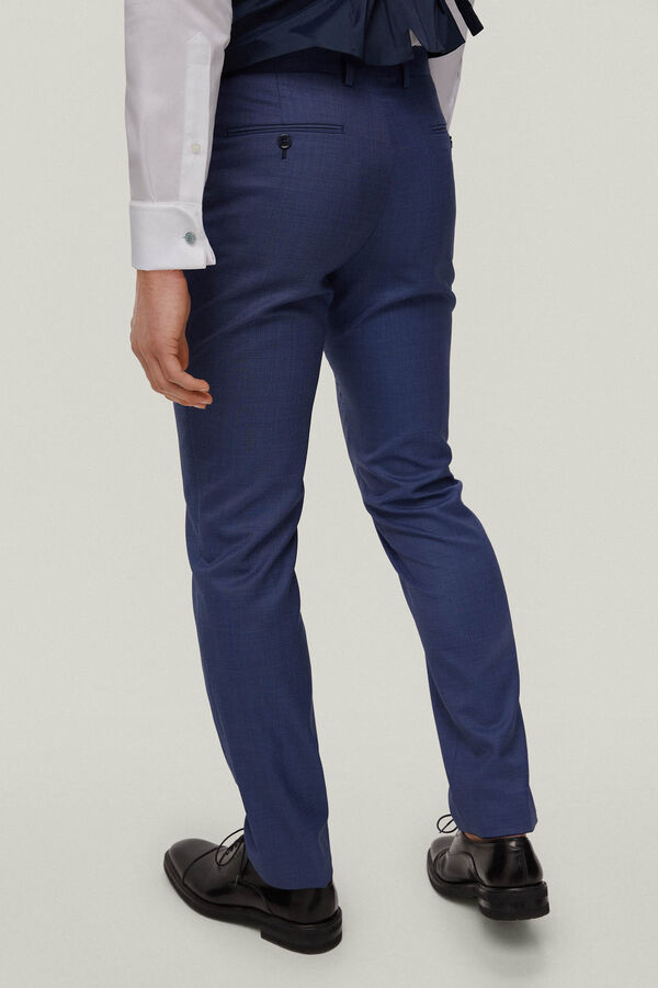 Pedro del Hierro Pantal&oacute;n azul slim Azul