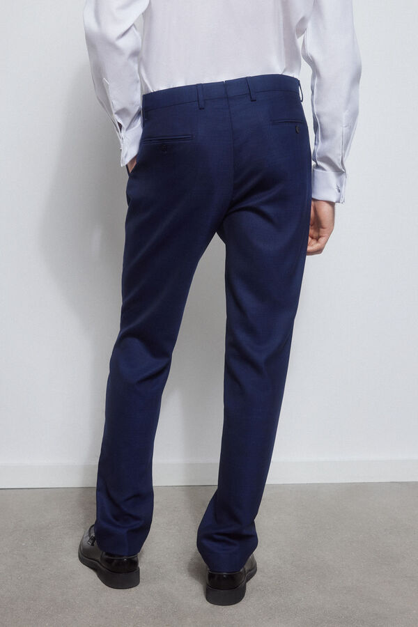 Pedro del Hierro Cal&ccedil;as quadrados tailored fit Azul