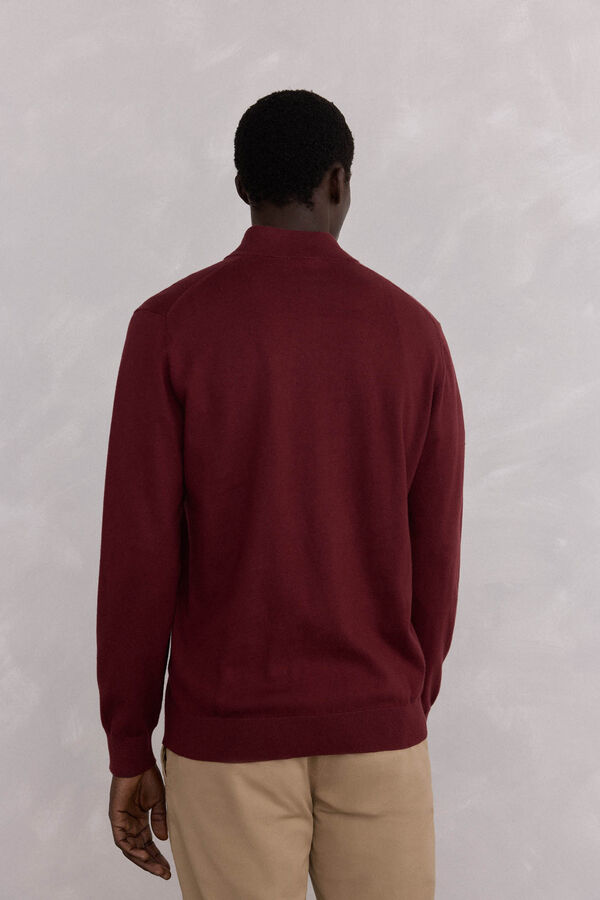 Pedro del Hierro Su&eacute;ter semi-cisne Bordeaux