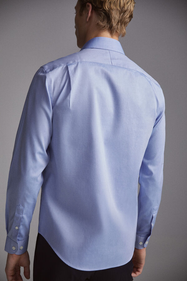 Pedro del Hierro Camisa de vestir Tech-Non Iron lisa tailored Azul