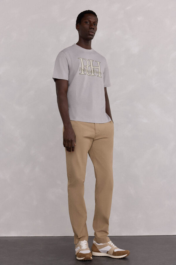 Pedro del Hierro Camiseta logo Gris